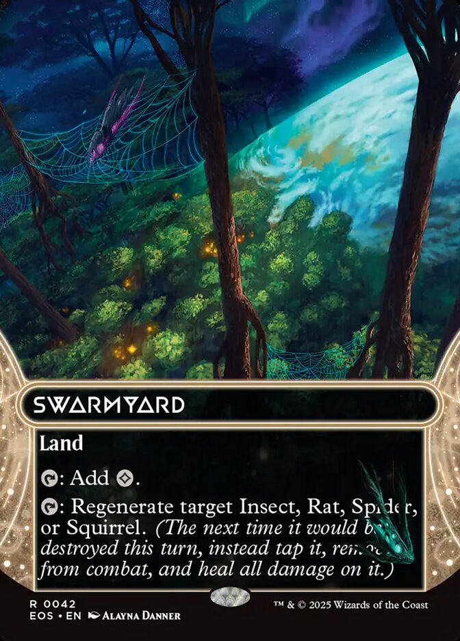 Swarmyard  42 (Edge of Eternities: Stellar Sights)  - Borderless Foil | Good Games Adelaide SA
