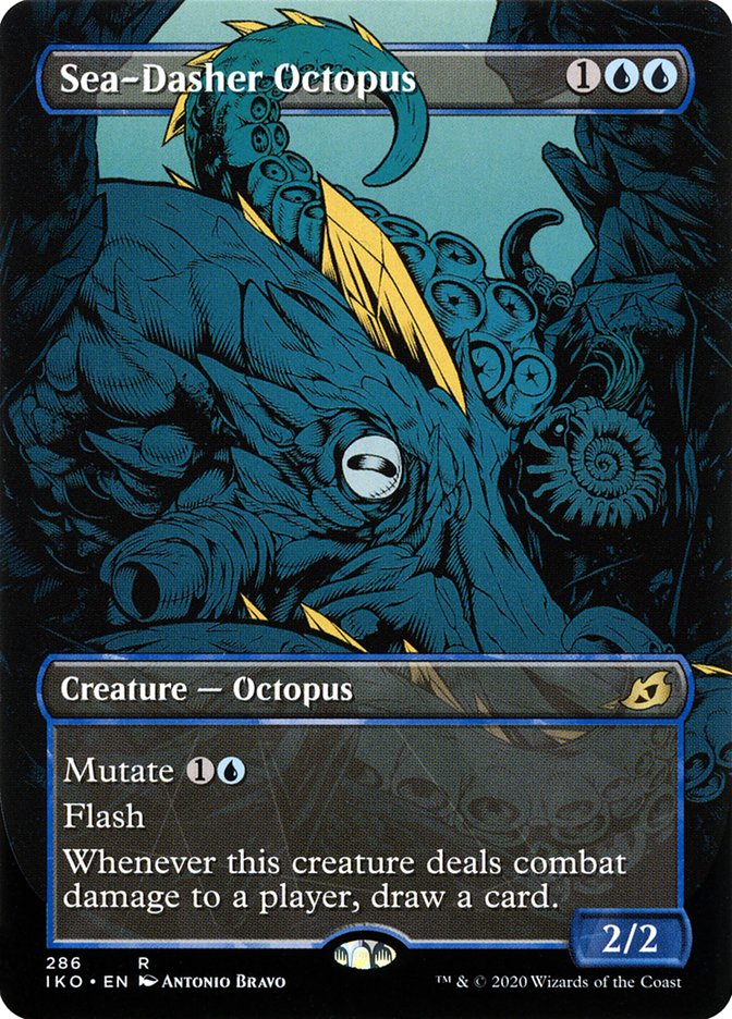 Sea-Dasher Octopus 286 (Ikoria: Lair of Behemoths)  - Foil | Good Games Adelaide SA