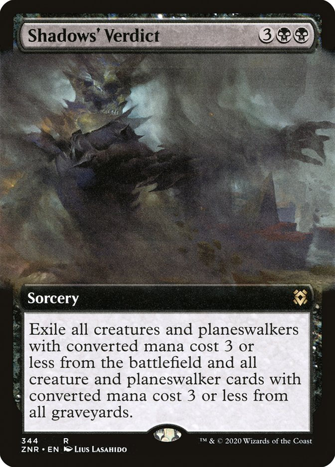 Shadows' Verdict 344/280 (Zendikar Rising)  | Good Games Adelaide SA