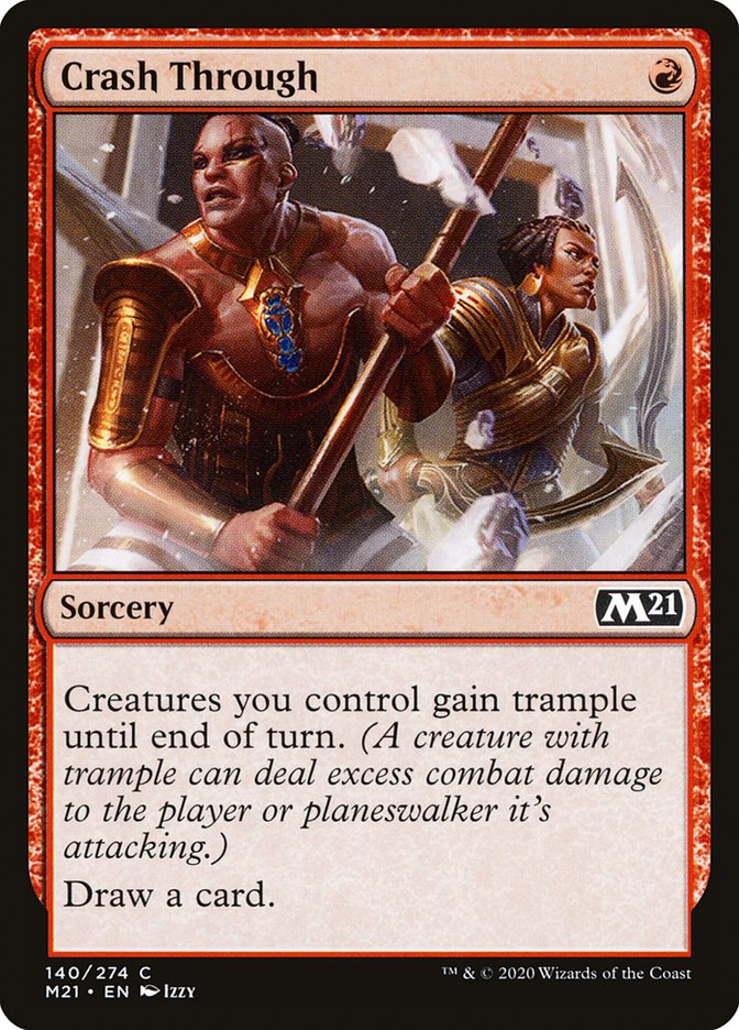 Crash Through 140 (Core Set 2021)  - Foil | Good Games Adelaide SA