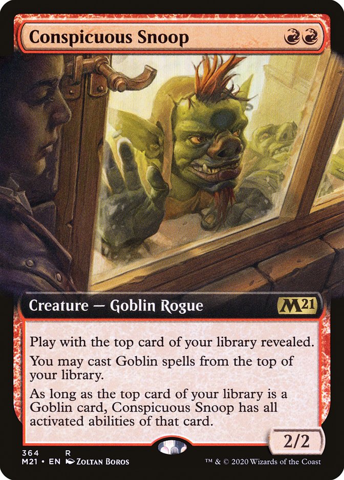 Conspicuous Snoop 364 (Core Set 2021)  - Foil | Good Games Adelaide SA