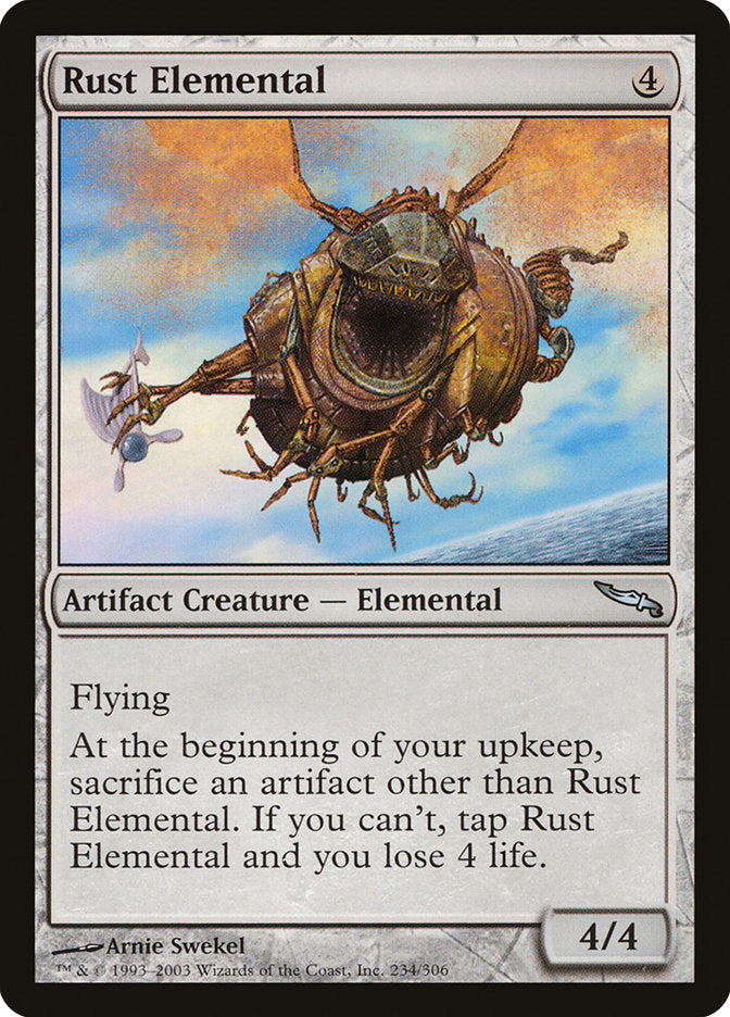Rust Elemental 234 (Mirrodin)  - Foil | Good Games Adelaide SA