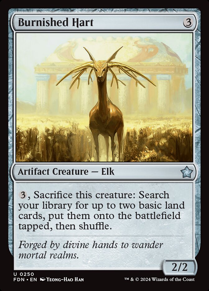 Burnished Hart 250 (Foundations)  - Foil | Good Games Adelaide SA