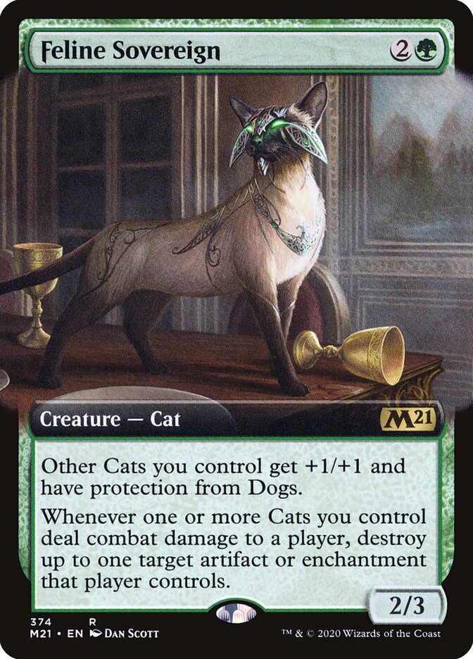 Feline Sovereign 374 (Core Set 2021)  | Good Games Adelaide SA