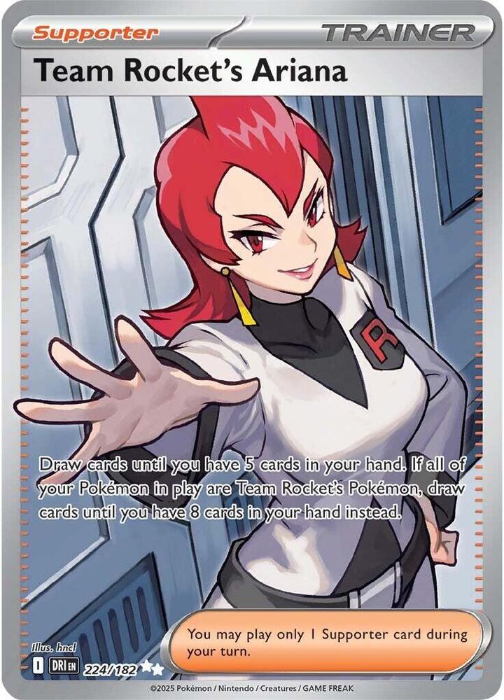 Team Rocket's Ariana 224/182 (SV10: Destined Rivals)  - Holofoil | Good Games Adelaide SA