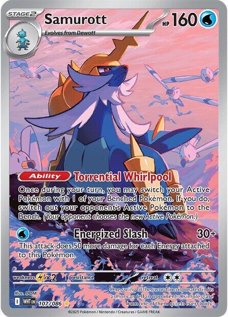 Samurott 107/086 107/086 (SV: White Flare)  - Holofoil | Good Games Adelaide SA