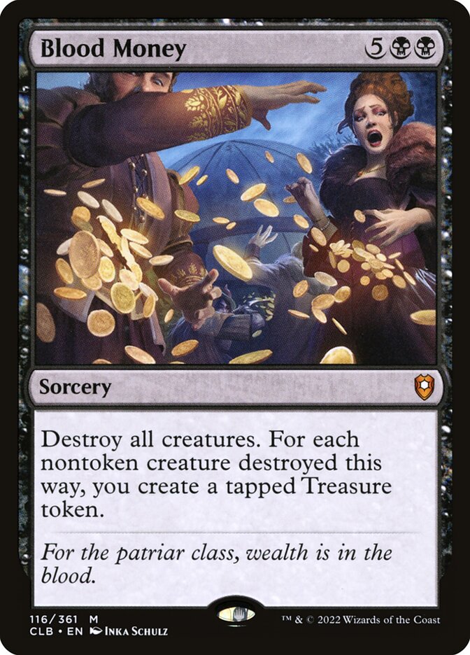 Blood Money 116 (Commander Legends: Battle for Baldur's Gate)  - Foil | Good Games Adelaide SA