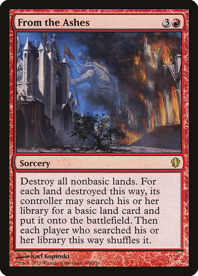 From the Ashes 108 (Commander 2013)  | Good Games Adelaide SA