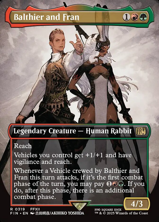 Balthier and Fran 0319 Borderless 319 (FINAL FANTASY)  - Foil | Good Games Adelaide SA