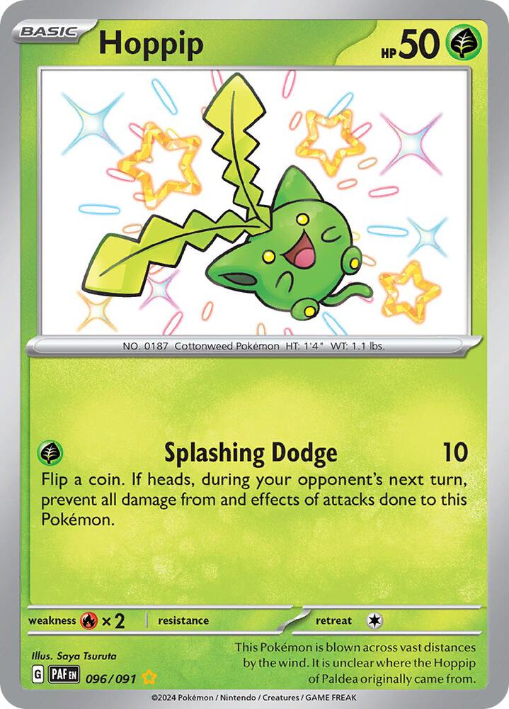 Hoppip 096/091 (SV: Paldean Fates)  - Holofoil | Good Games Adelaide SA