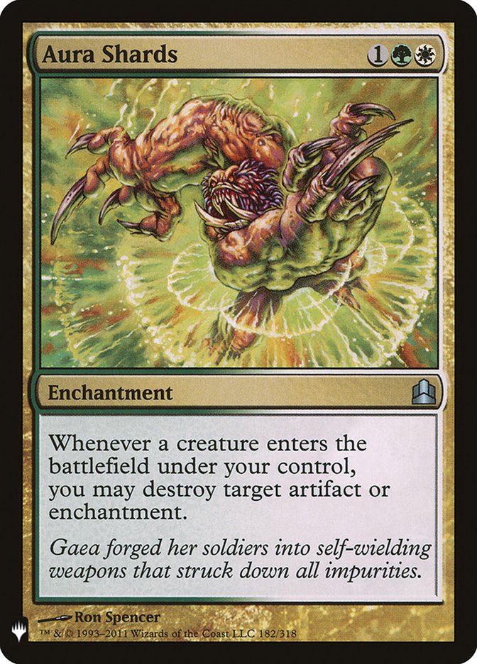 Aura Shards CMD 182 (The List Reprints)  | Good Games Adelaide SA
