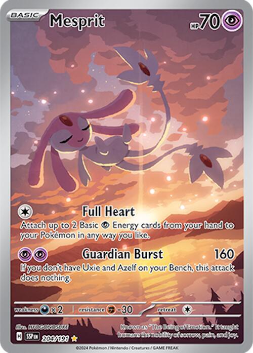 Mesprit 204/191 (SV08: Surging Sparks)  - Holofoil | Good Games Adelaide SA