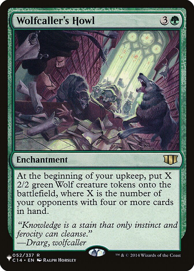 Wolfcaller's Howl 052/337 (The List Reprints)  | Good Games Adelaide SA