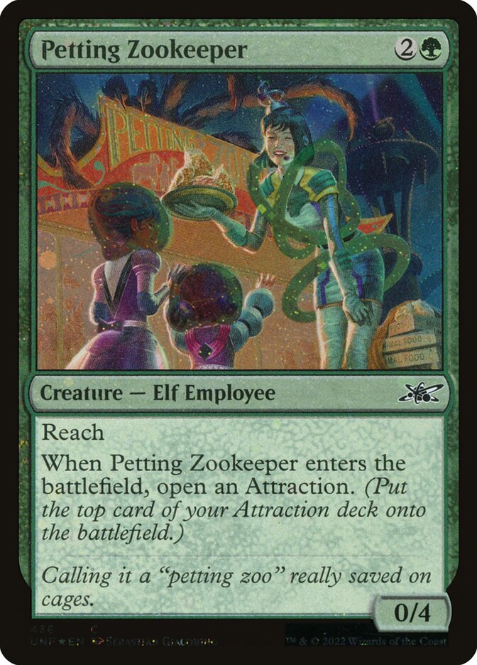Petting Zookeeper 436 (Unfinity)  - Foil | Good Games Adelaide SA