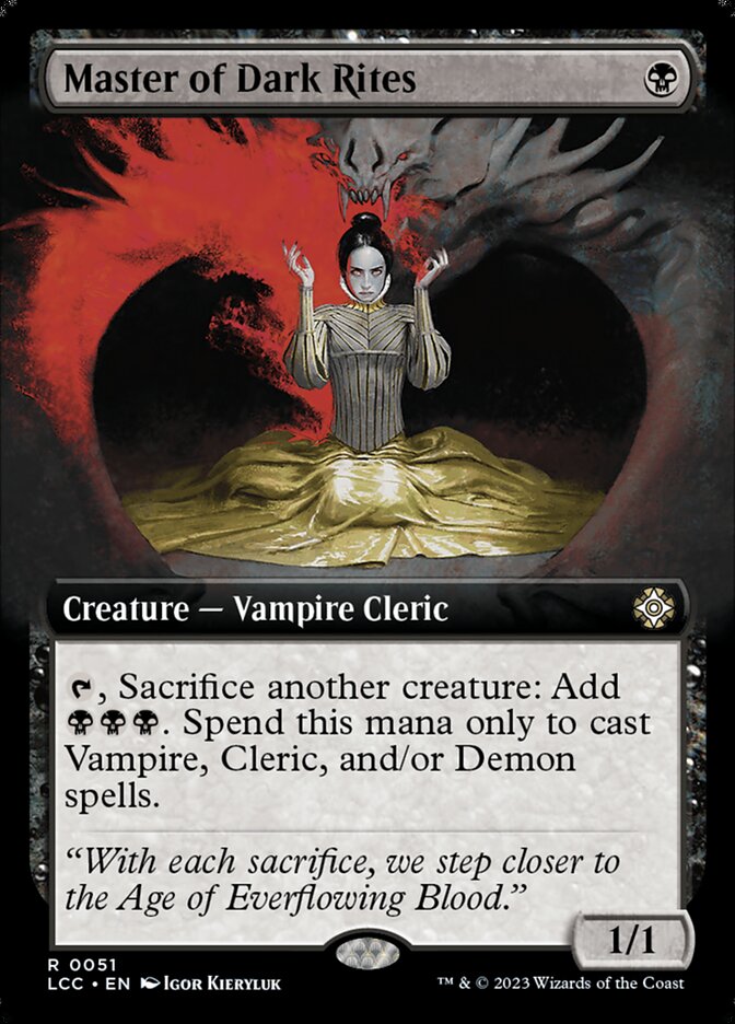 Master of Dark Rites 51 (Commander: The Lost Caverns of Ixalan)  | Good Games Adelaide SA