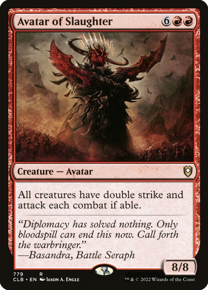 Avatar of Slaughter 779 (Commander Legends: Battle for Baldur's Gate)  | Good Games Adelaide SA