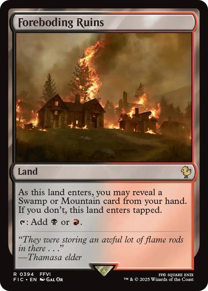 Foreboding Ruins 394 (Commander: FINAL FANTASY)  - Foil | Good Games Adelaide SA