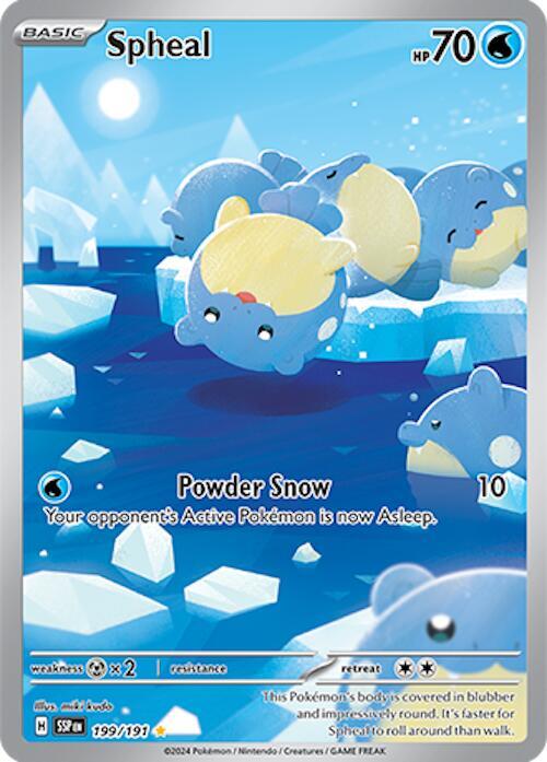 Spheal 199/191 (SV08: Surging Sparks)  - Holofoil | Good Games Adelaide SA