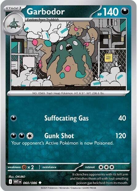 Garbodor 060/086 (SV: White Flare)  | Good Games Adelaide SA