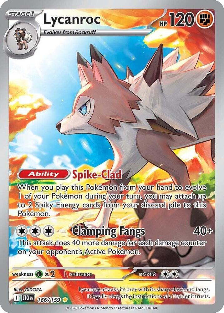 Lycanroc 166/159 (SV09: Journey Together)  - Holofoil | Good Games Adelaide SA