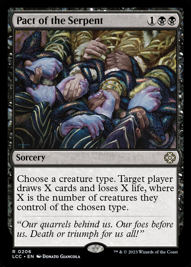 Pact of the Serpent 206 (Commander: The Lost Caverns of Ixalan)  | Good Games Adelaide SA