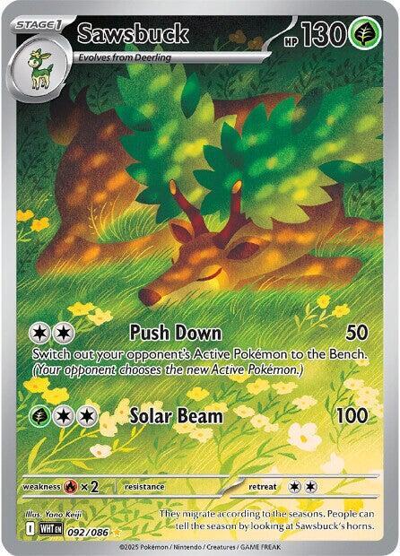 Sawsbuck 092/086 092/086 (SV: White Flare)  - Holofoil | Good Games Adelaide SA
