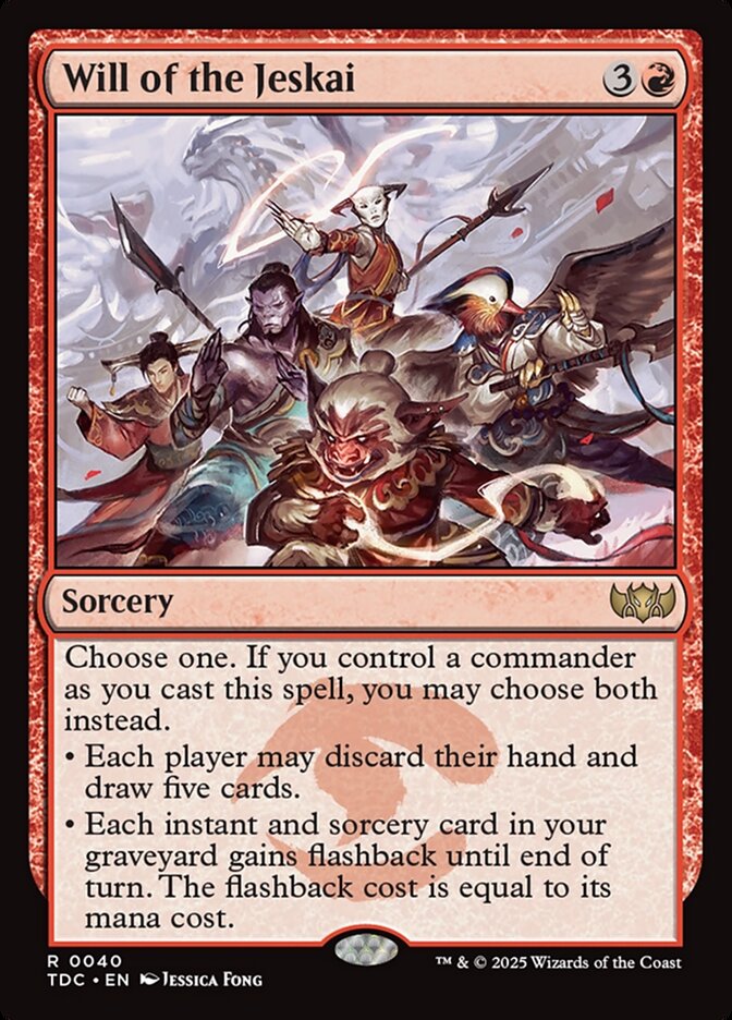 Will of the Jeskai 40 (Commander: Tarkir: Dragonstorm)  | Good Games Adelaide SA