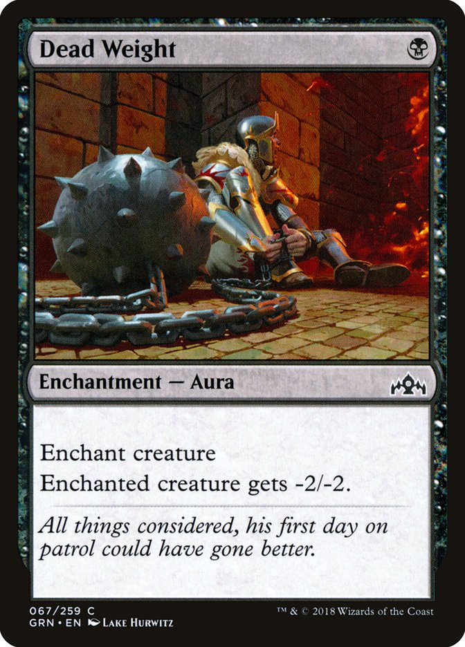 Dead Weight 67 (Guilds of Ravnica)  - Foil | Good Games Adelaide SA