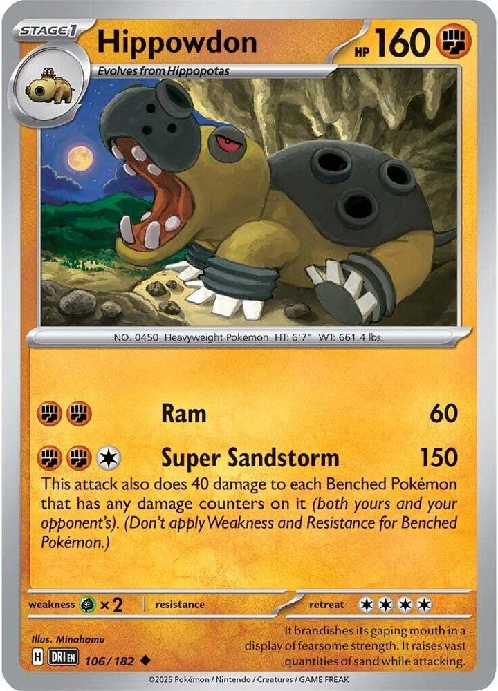 Hippowdon 106/182 (SV10: Destined Rivals)  | Good Games Adelaide SA