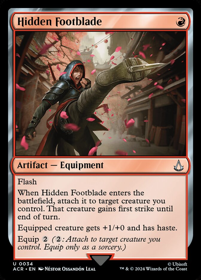 Hidden Footblade 34 (Universes Beyond: Assassin's Creed)  - Foil | Good Games Adelaide SA