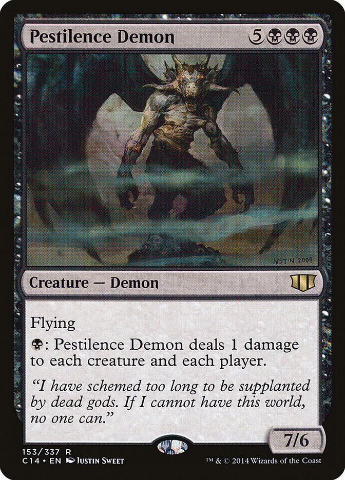 Pestilence Demon 153 (Commander 2014)  | Good Games Adelaide SA