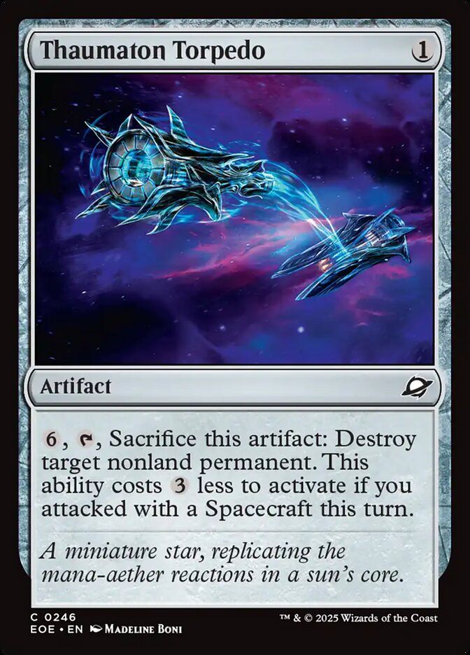 Thaumaton Torpedo 246 (Edge of Eternities)  - Foil | Good Games Adelaide SA
