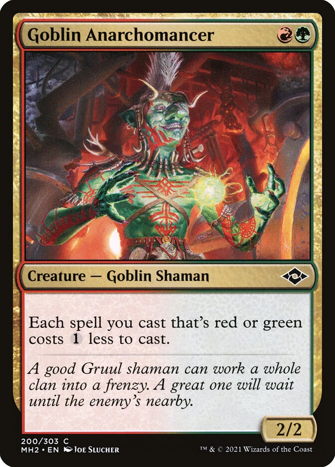Goblin Anarchomancer 200 (Modern Horizons 2)  - Foil | Good Games Adelaide SA