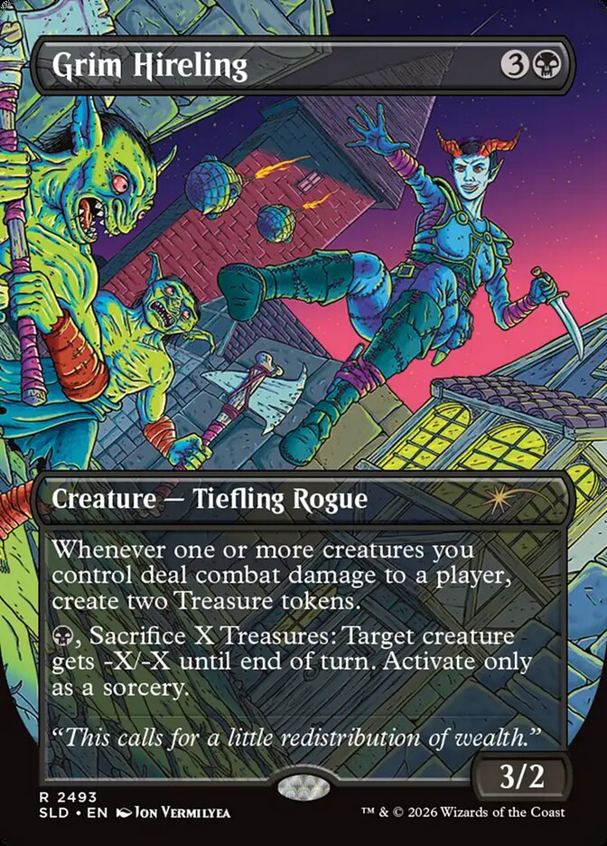 Grim Hireling 2493 (Secret Lair Drop Series)  - Foil | Good Games Adelaide SA