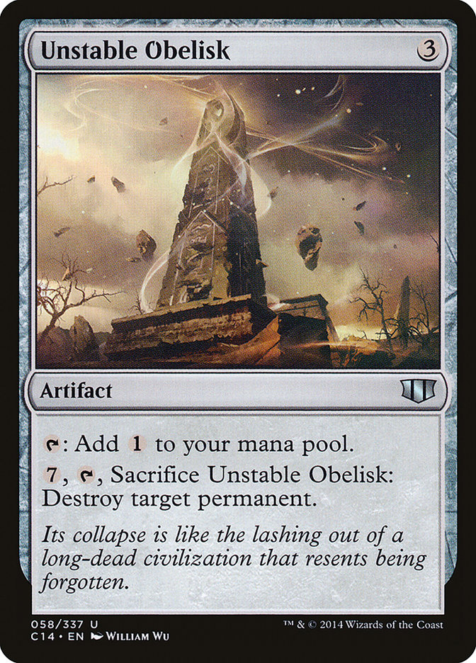 Unstable Obelisk 58 (Commander 2014)  | Good Games Adelaide SA
