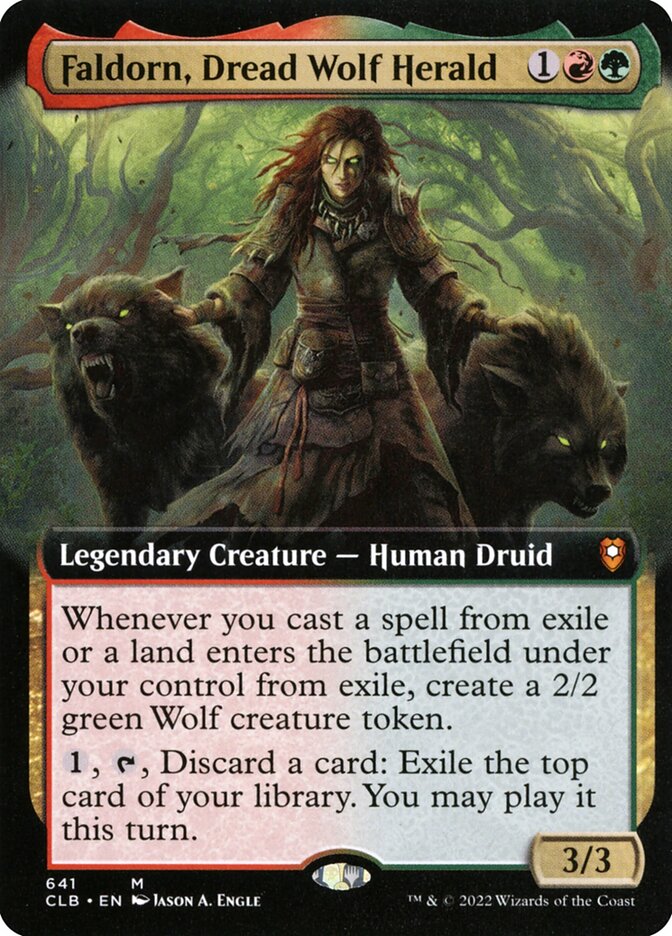 Faldorn, Dread Wolf Herald 641 (Commander Legends: Battle for Baldur's Gate)  | Good Games Adelaide SA