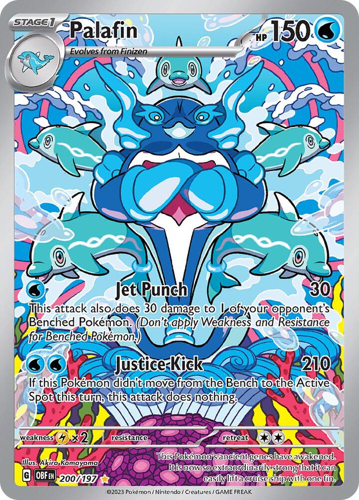 Palafin 200/197 (SV03: Obsidian Flames)  - Holofoil | Good Games Adelaide SA