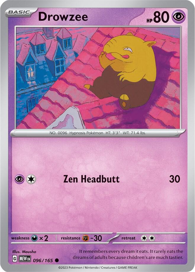 Drowzee 096/165 (SV: Scarlet & Violet 151)  | Good Games Adelaide SA