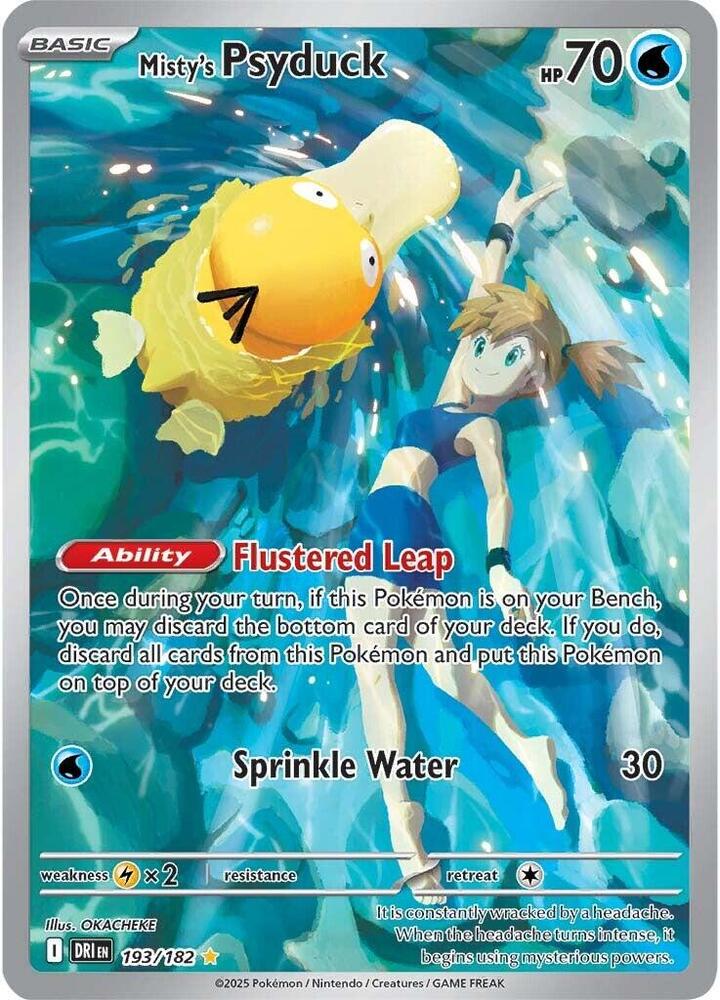 Misty's Psyduck  193/182 (SV10: Destined Rivals)  - Holofoil | Good Games Adelaide SA