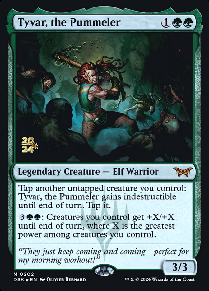 Tyvar, the Pummeler 202 (Prerelease Cards)  - Foil | Good Games Adelaide SA