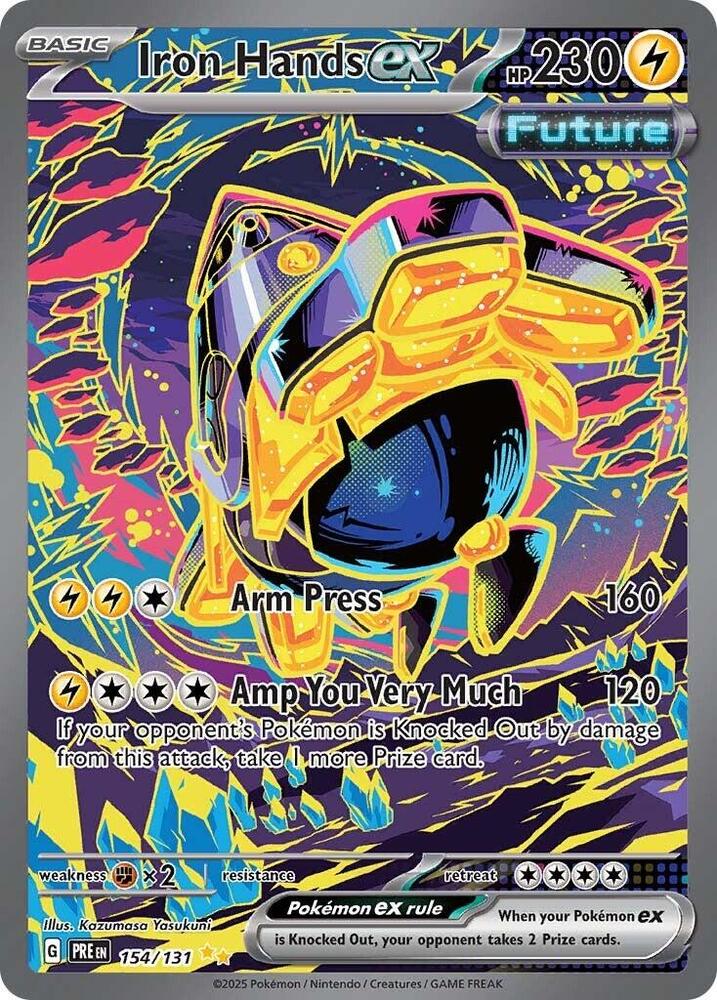 Iron Hands ex 154/131 (SV: Prismatic Evolutions)  - Holofoil | Good Games Adelaide SA