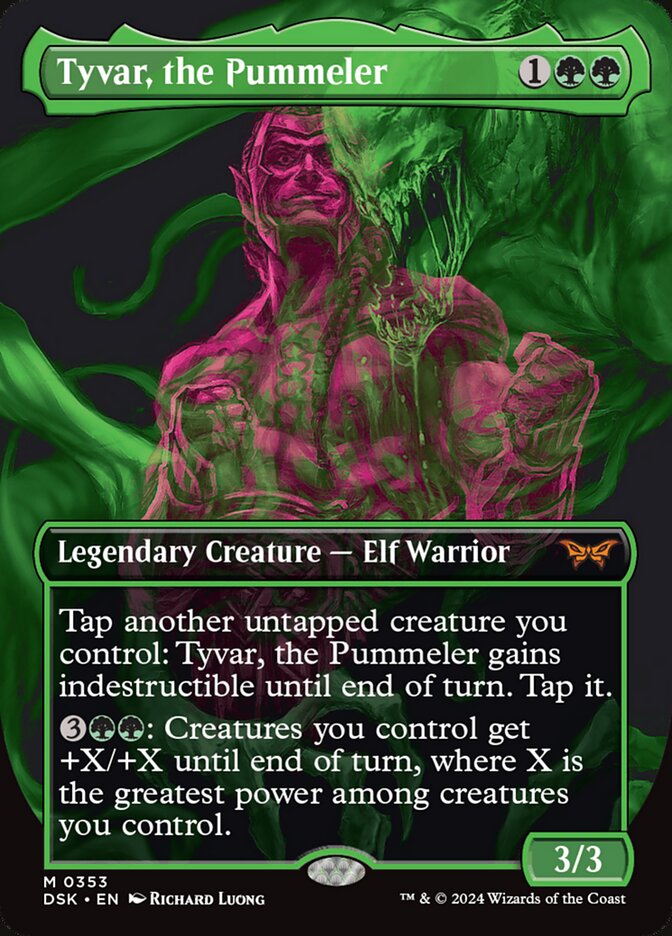 Tyvar, the Pummeler 353 (Duskmourn: House of Horror)  - Borderless Foil | Good Games Adelaide SA