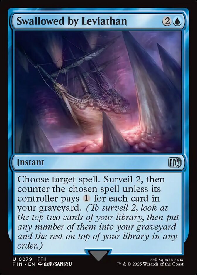 Swallowed by Leviathan 79 (FINAL FANTASY)  - Foil | Good Games Adelaide SA