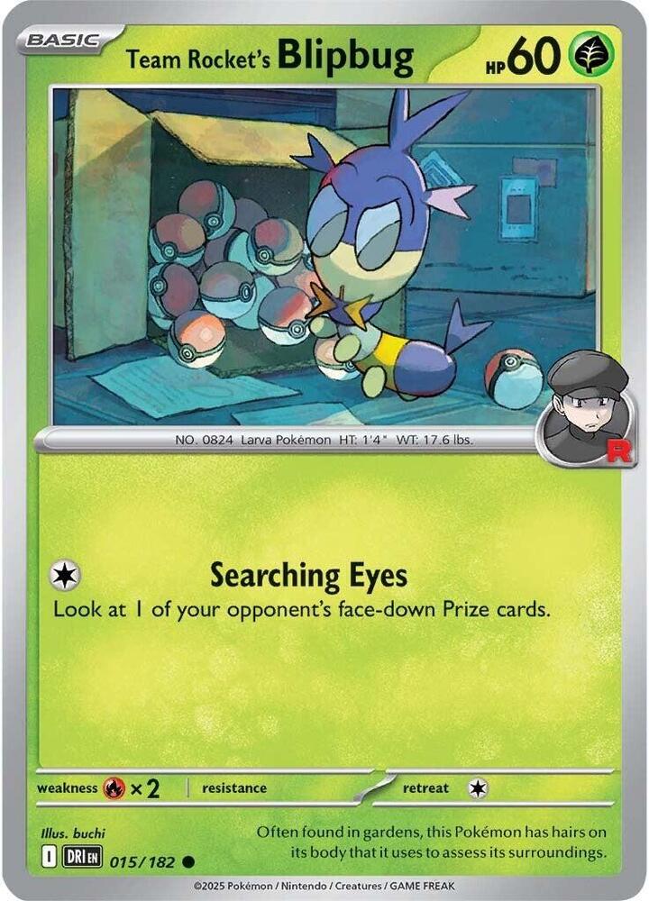 Team Rocket's Blipbug 015/182 (SV10: Destined Rivals)  | Good Games Adelaide SA