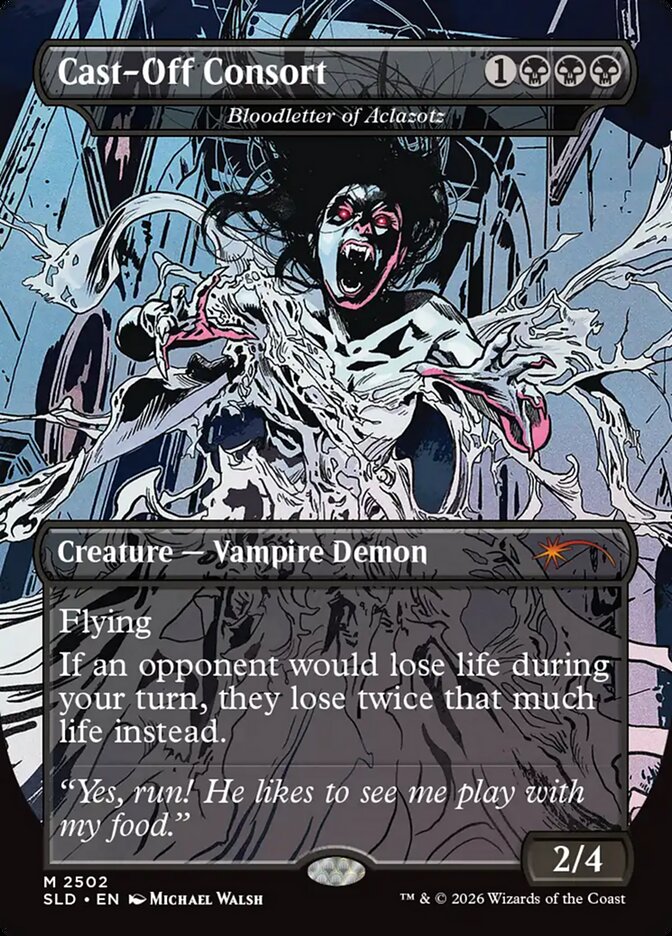 Cast Off Consort Bloodletter of Aclazotz 2502 (Secret Lair Drop Series)  | Good Games Adelaide SA