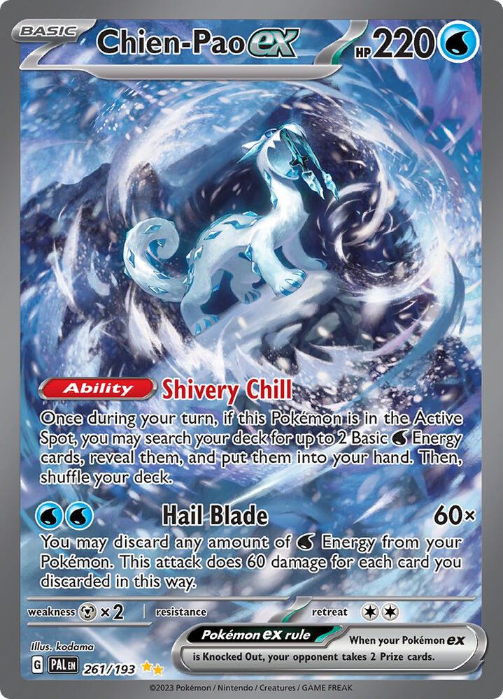 Chien-Pao ex 261/193 (SV02: Paldea Evolved)  - Holofoil | Good Games Adelaide SA
