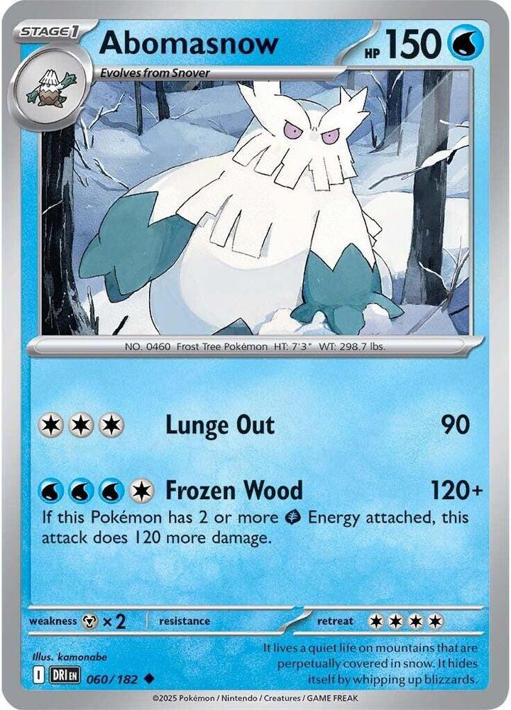 Abomasnow 060/182 (SV10: Destined Rivals)  | Good Games Adelaide SA