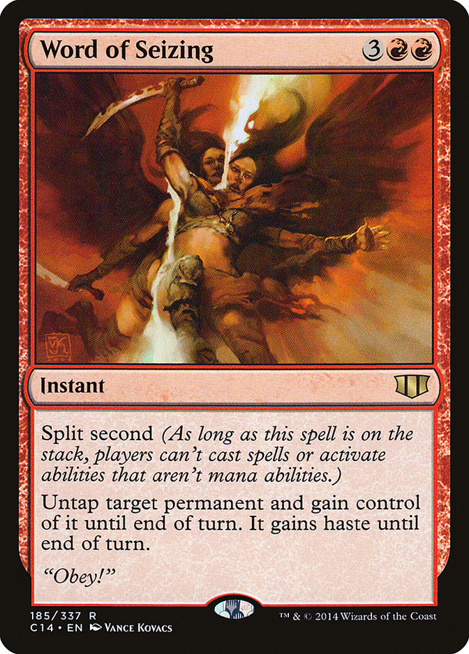 Word of Seizing 185 (Commander 2014)  | Good Games Adelaide SA