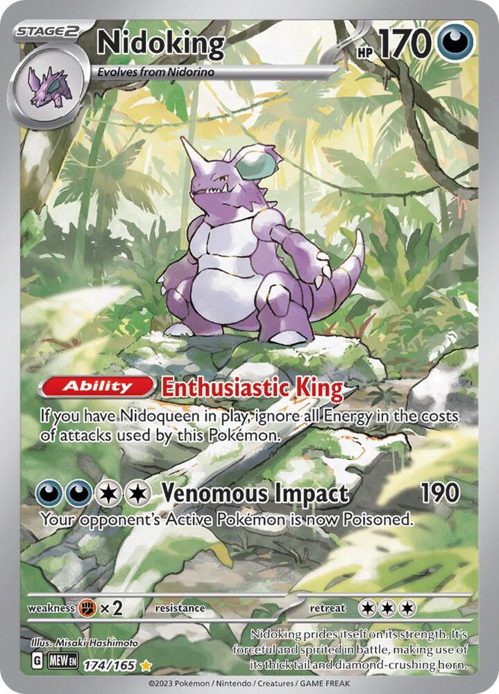 Nidoking 174/165 (SV: Scarlet & Violet 151)  - Holofoil | Good Games Adelaide SA