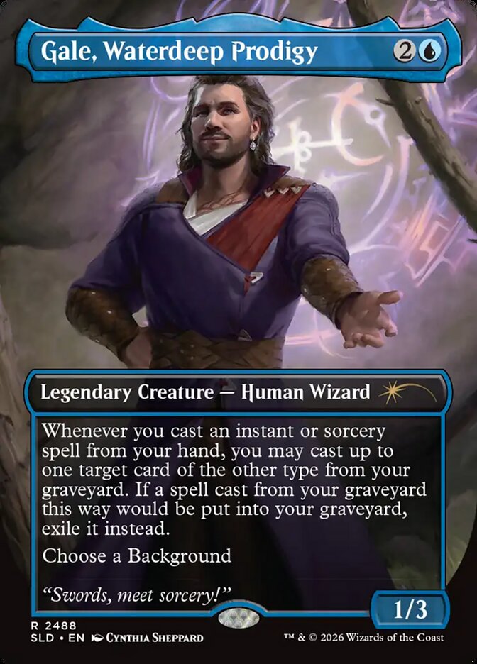 Gale Waterdeep Prodigy 2488 (Secret Lair Drop Series)  - Foil | Good Games Adelaide SA